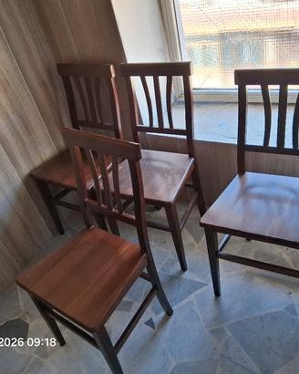 Sedie in legno