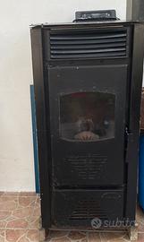 Stufa a pellet Eva calor funzionante