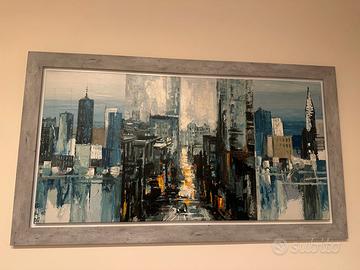 Quadro new york olio