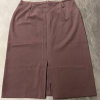 Gonna longuette da donna curvy bordeaux taglia 50
