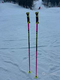 Bastoni Sci LEKI Worldcup Racing - 120 cm - Rosa