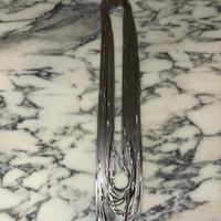 Collana multifilo in argento 925