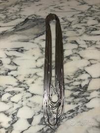 Collana multifilo in argento 925