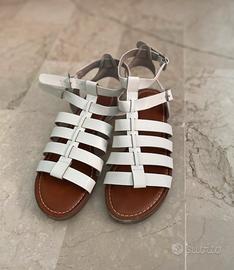 Sandali aperti bianchi taglia 38