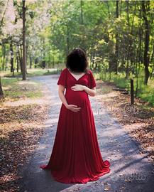 vestito per shooting gravidanza