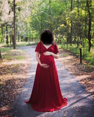 vestito per shooting gravidanza