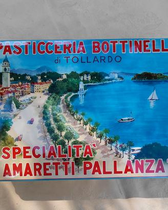 Scatola latta vintage Pasticceria Bottinelli