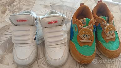 scarpe bimbo Adidas e Puma n 26