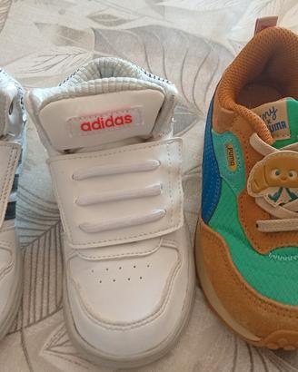 scarpe bimbo Adidas e Puma n 26