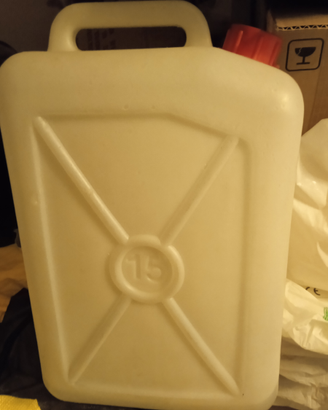 Tanica di plastica da 15 litri