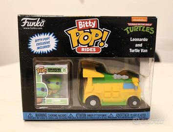 Funko Bitty POP! Rides Leonardo e Turtle Van