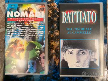 Vhs Nomadi/Battiato da collezione