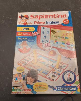 Sapientino primo inglese