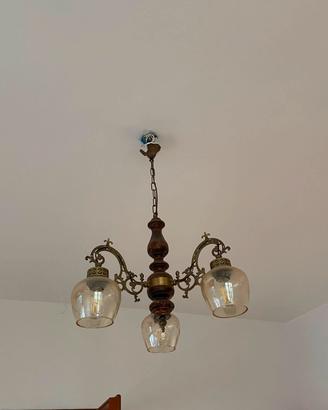 Lampadario Vintage  a 3 luci