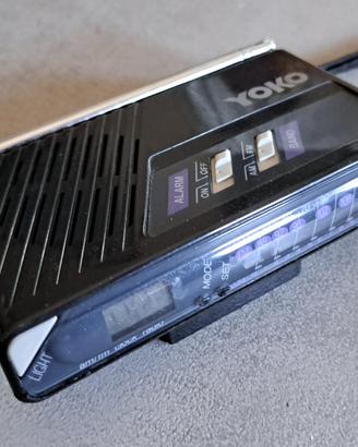 Radiosveglia portatile vintage YOKO CR-223