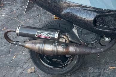 giannelli shot v4 in carbonio per piaggio zip sp