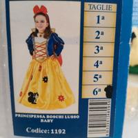 vestito di carnevale Biancaneve Disney veneziano