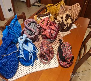 borse,coperte, cappelli,centrini tt fatti a mano