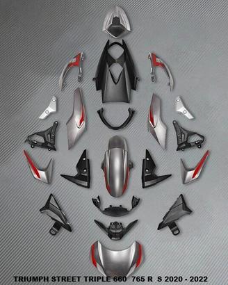Carena completa per TRIUMPH STREET TRIPLE 660 765