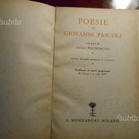 Libro Poesie di Giovanni Pascoli