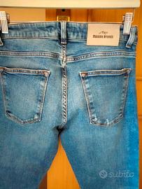 Jeans uomo Massimo Brunelli. Denim blù chiaro