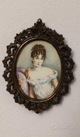 Cornice metallo prima metà '900