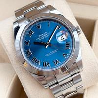 Rolex Datejust 41 Azzurro, Full set, si Permute