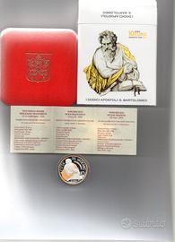 Moneta Vaticano 2024 in argento -oro S. Bartolomeo