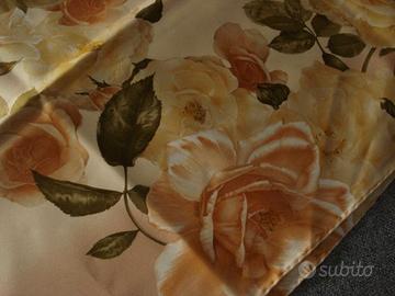 foulard sciarpa in seta 100% vintage marca Mantero