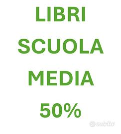 LIBRI SCUOLA MEDIA AL 50%