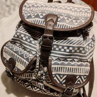 Zaino/Borsa  Indie da viaggio in tela Boho