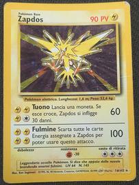 Pokemon Zapdos 16/102 Set Base Rara Holo Unlimited