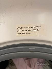 Lavatrice Samsung Crystal Clean™ 7 Kg