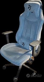 Sedia gamer schienale regolabile e rotelle Arozzi