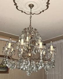 Lampadario artistico bronzo brunito