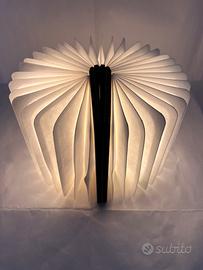 Mini Lampada LED a forma di libro pieghevole