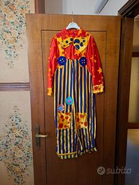 Vestito carnevale pagliaccio