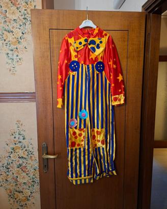 Vestito carnevale pagliaccio