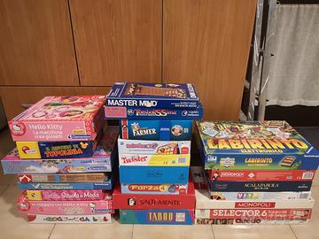 Giochi da tavolo società vintage e no