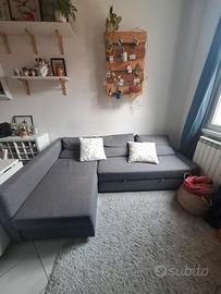 Divano letto  Friheten grigio come nuovo 
