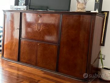 Mobile bar artigianale vintage anni 30