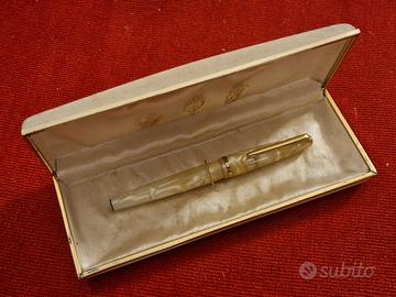 penna stilografica con pennino oro 14 kt
