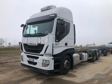 IVECO STRALIS 480 EURO 6 PORTACONTAINER + RIMORCHI