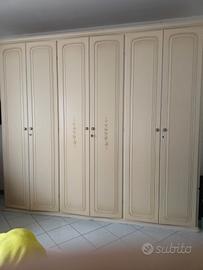 Armadio 6 ante laccato stile classico