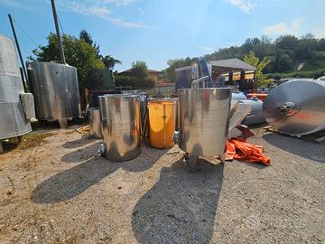Serbatoi inox varie dimensioni