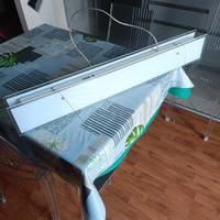 lampada sospesa a neon in vetro