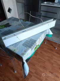 lampada sospesa a neon in vetro