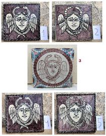 Mattonella mattone riggiola giustiniana Medusa