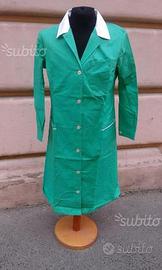 Camice grembiule lavoro donna in tela puro cotone