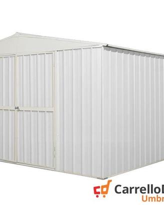 Box prefabbricato acciaio lamiera 360x430 bianco